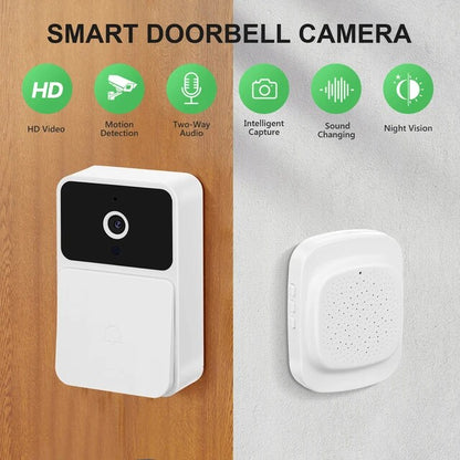 Outdoor/Indoor Wireless Video Doorbell Camera
