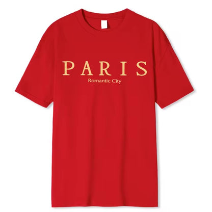 Paris Romantic City Letter Graphic Tee