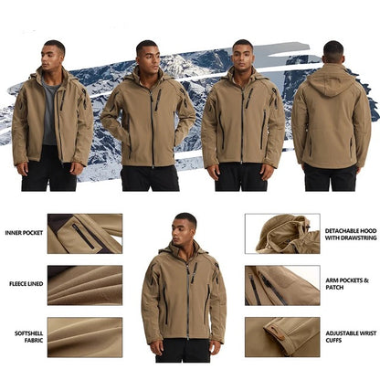 ArcticTech Hooded Softshell Fleece Jacket