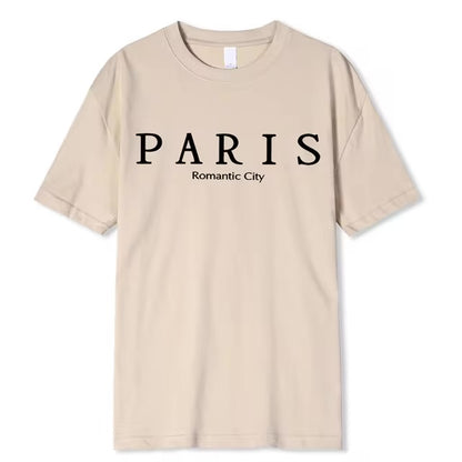 Paris Romantic City Letter Graphic Tee