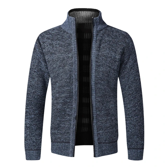 LuxKnit Slim Fit Sweater Jacket