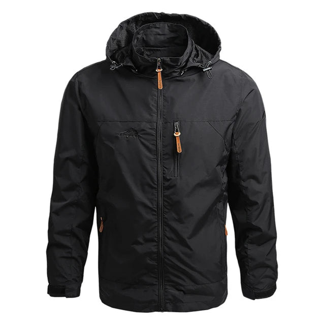 Windbreaker Men Tactical Jacket Waterproof Outdoor Hooded Coat